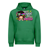 Emerald 80s made 90s raised messy bun Urban Hoodie - texasbilliewilder