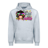 Heather Grey 80s made 90s raised messy bun Urban Hoodie - texasbilliewilder