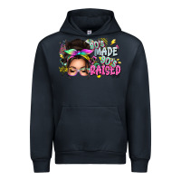 Navy 80s made 90s raised messy bun Urban Hoodie - texasbilliewilder