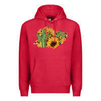 Cardinal cactus leopard sunflower glitter  patch Premium Hoodie - AdoDesignShop