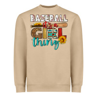 Mushroom baseball it's a girl thing Heavyweight Sweatshirt - HRA Design Shop