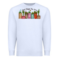 White god says you are unique Premium Sweatshirt - MaliasSmallBusiness