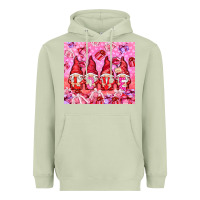Matcha love gnomies with gift boxes Heavyweight Hoodie - NancyCooperArtShop