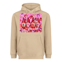 Mushroom love gnomies with gift boxes Heavyweight Hoodie - NancyCooperArtShop