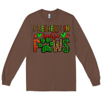 Chestnut i believe in santa paws christmas Long Sleeve Tee - Jasminsmagicworld