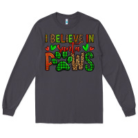 Smoke i believe in santa paws christmas Long Sleeve Tee - Jasminsmagicworld