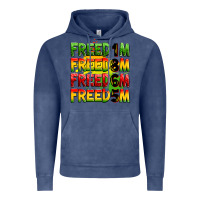 Vintage Denim Freedom 1865 Vintage Hoodie - Zillion Design Studio