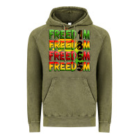Vintage Olive Freedom 1865 Vintage Hoodie - Zillion Design Studio