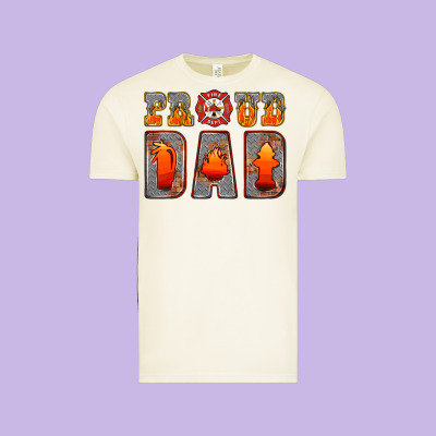 Proud Dad Vintage Tee Designed By Hra Design Shop