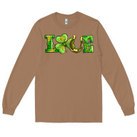 Toasted Coconut love with horseshoe Long Sleeve Tee - AdoDesignShop