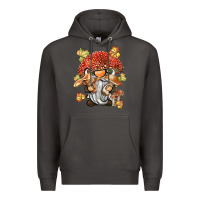 Smoke mushroom gnome Premium Hoodie - BarkalooDesign