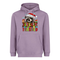 Lavender lets get trashed with raccoon Heavyweight Hoodie - MaliasSmallBusiness