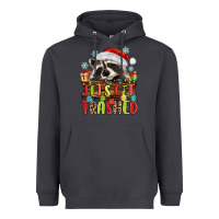 Smoke lets get trashed with raccoon Heavyweight Hoodie - MaliasSmallBusiness