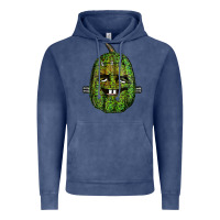 Vintage Denim leopard pumpkin frankestein Vintage Hoodie - RanaPortraitStore