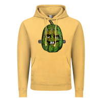 Vintage Mustard leopard pumpkin frankestein Vintage Hoodie - RanaPortraitStore