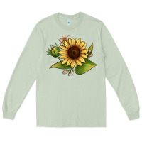 Matcha sunflower Long Sleeve Tee - JahusDesignShop