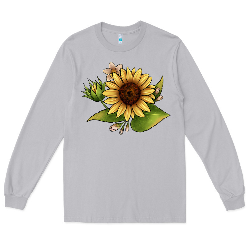 Sunflower Long Sleeve Tee by JahusDesignShop | Teevron
