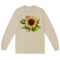 Mushroom sunflower Long Sleeve Tee - JahusDesignShop