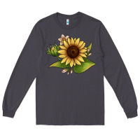 Smoke sunflower Long Sleeve Tee - JahusDesignShop