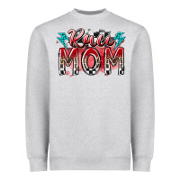 Heather Grey race mom Heavyweight Sweatshirt - RacoonDesign