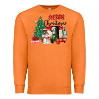 Carrot merry christmas camper Premium Sweatshirt - MaliasSmallBusiness