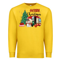 Lemon merry christmas camper Premium Sweatshirt - MaliasSmallBusiness