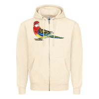 Sandshell Rosella Bird Zipper Hoodie - LillyAllenDesigns