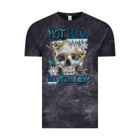 Cloud Black not made for winter skull Vintage Tee - FaDigitalArtStudio