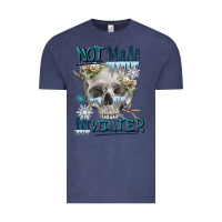 Vintage Denim not made for winter skull Vintage Tee - FaDigitalArtStudio