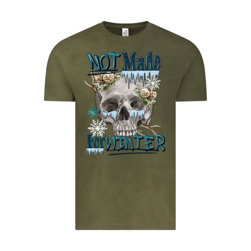 Not Made For Winter Skull Vintage Tee by FaDigitalArtStudio | Teevron