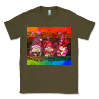 Army Green valentines day gnome Classic Tee - AdoDesignShop