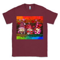 Burgundy valentines day gnome Classic Tee - AdoDesignShop