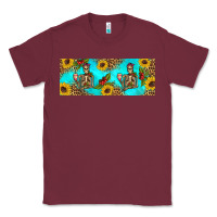 Burgundy skeleton coffee and coffee plants 11 oz Classic Tee - Artiststas