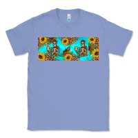 Colony Blue skeleton coffee and coffee plants 11 oz Classic Tee - Artiststas