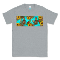 Heather Grey skeleton coffee and coffee plants 11 oz Classic Tee - Artiststas