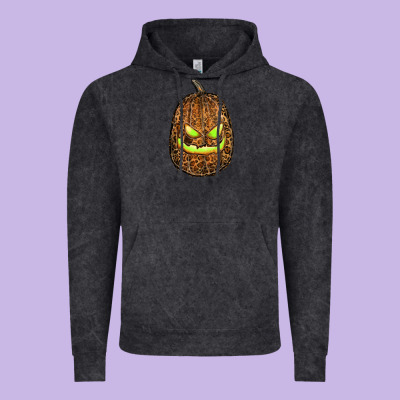 Watercolor Leopard Pumpkin Vintage Hoodie Designed By Ranaportraitstore