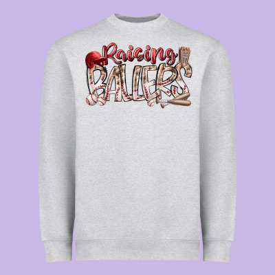 Raising Ballers Heavyweight Sweatshirt Designed By Racoondesign