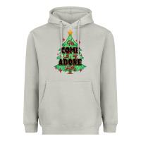 Moon Dust oh come let us adore him christmas tree Heavyweight Hoodie - MaliasSmallBusiness
