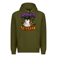 Army Green spooky season Premium Hoodie - BarkalooDesign