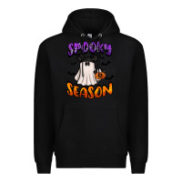 Black spooky season Premium Hoodie - BarkalooDesign