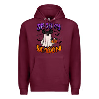 Burgundy spooky season Premium Hoodie - BarkalooDesign