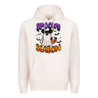 Pale Pink spooky season Premium Hoodie - BarkalooDesign