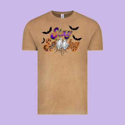 Stay Spooky Vintage Tee Designed By Racoondesign