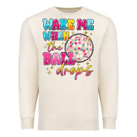 Sandshell wake me when the ball drops Premium Sweatshirt - MaliasSmallBusiness