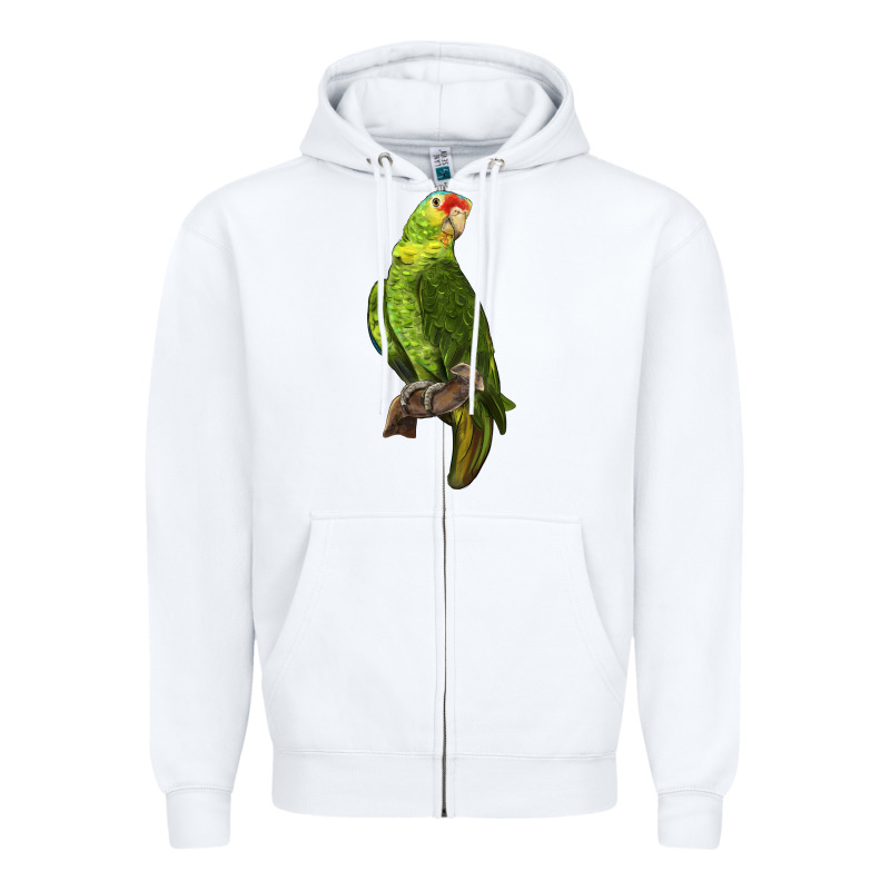 New Zealand Paraket Parrot Zipper Hoodie by LillyAllenDesigns | Teevron