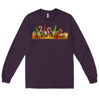 Plum beer bottles for christmas Long Sleeve Tee - AdoDesignShop