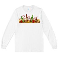 White beer bottles for christmas Long Sleeve Tee - AdoDesignShop