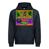 Navy Bad witch vibes Urban Hoodie - NancyCooperArtShop
