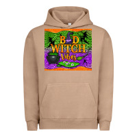 Pigment Burro Bad witch vibes Urban Hoodie - NancyCooperArtShop
