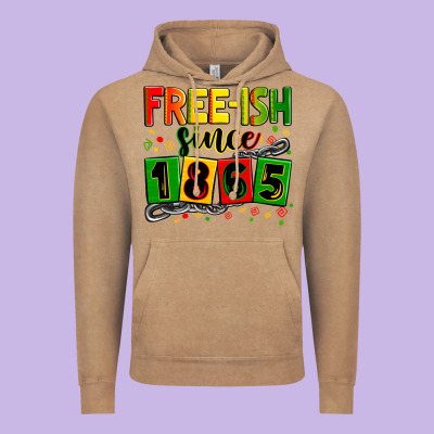 Free-ish Since 1865 Vintage Hoodie Designed By Zillion Design Studio